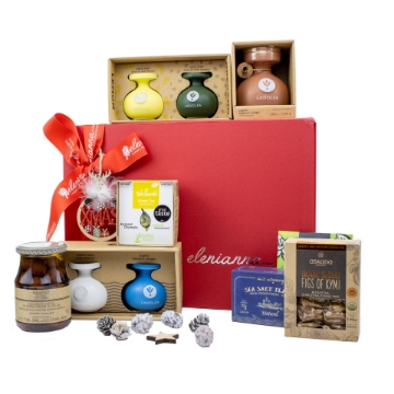 Coffret cadeau de Noël végétalien grec de luxe en édition limitée