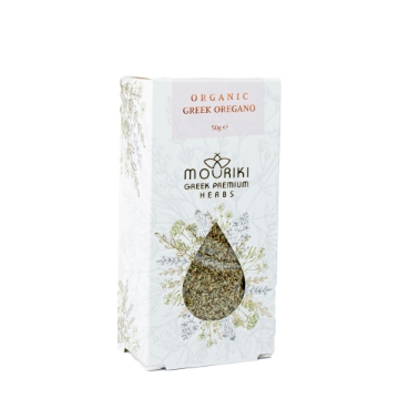 Origan grec biologique - Qualité premium, herbes cueillies à la main et artisanales 50g
