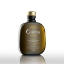 CORKYRA Premium Extra Virgin Olive Oil 250ml bottle from Dellis Estate Corfu, featuring a gold cap and elegant round glass design with clear reflection on a white background.