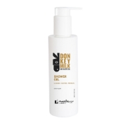 Mastic Spa Donkey Milk and Mastic Oil Shower Gel 200ml bottle on a white background.