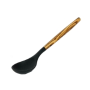 Silicone Spoon with Olive Wood Handle