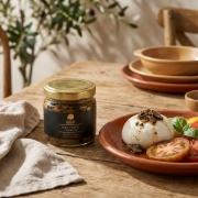 Black Truffle Carpaccio 90g - Wild Greek Truffles in Olive Oil by Truffle Theory in a natural lifestyle setting