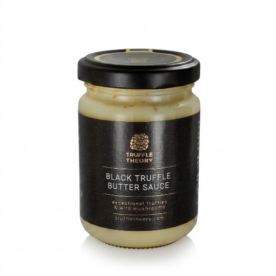 Black Truffle Butter Sauce 120g - Pure Greek Wild-Harvested Luxury by Truffle Theory on a clean ecommerce background