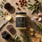 Black Truffle Butter Sauce 120g - Pure Greek Wild-Harvested Luxury by Truffle Theory shown as a close-up product detail