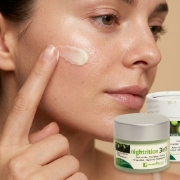 Mastic & Olive NIGHTRITION 3-in-1 Night Cream with Chios Mastic by Mastic Spa shown as a close-up product detail