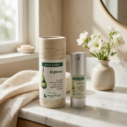 Mastic & Olive Brightening Serum with Chios Mastic & Olive Oil by Mastic Spa in a natural lifestyle setting