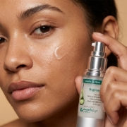 Mastic & Olive Brightening Serum with Chios Mastic & Olive Oil by Mastic Spa shown as a close-up product detail
