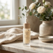 Pure All Vitamin Serum with Prebiotics - Brightening Face Serum by Labbok in a natural lifestyle setting