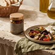Antipasti - Mixed Vegetables Grilled, 190g Navarino Icons in a natural lifestyle setting