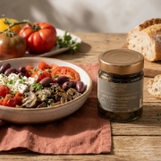 Grilled Mushrooms with Garlic & Oregano Antipasti, 190g by Navarino Icons in a natural lifestyle setting