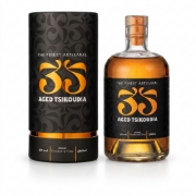 Aged Tsikoudia Premium Cretan Spirit - 12 Months French Oak - 500ml by 35N on a clean ecommerce background