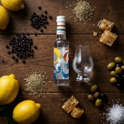 35N Greek Ouzo 200ml on a clean studio background