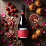 Milia Riza Azzardà Rosé 2022 - Brut Nature Traditional Method Sparkling Wine 75cl | Agiorgitiko, Ancient Nemea, 24 Months on...