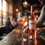 Domain Skouras Peplo 2024 - PGI Peloponnese Rosé Wine 750ml | Agiorgitiko, Syrah, Mavrofilero Blend from High-Altitude Vineya...