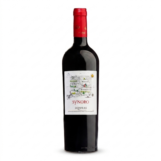 Domain Skouras Synoro 2019 PGI Peloponnese Red Wine - Cabernet Franc, Merlot, Agiorgitiko Blend 750ml | French Oak-Aged, High...