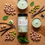 Dionysos Aegina Vanilla Cream with Pistachio Aeginas PDO 200g | Premium Greek Dessert Topping with Protected Origin Pistachio...