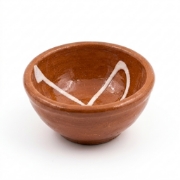 Sifnos Ceramics Mini Ceramic Dipping Bowl - Ø 10cm Handcrafted | Traditional Potter's Wheel, Organic Sifnian Clay, Olive Oil...