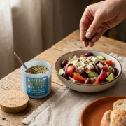 Salt Odyssey Greek Salad Traditional Mix 25g - Authentic Herb & Spice Blend | Oregano, Basil, Thyme, Spearmint with Onion & P...