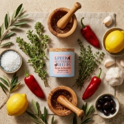 Salt Odyssey Gyros & Souvlaki Seasoning - Greek Mediterranean Herb Blend 28g | Wild Oregano, Thyme, Paprika | Glass Jar with...