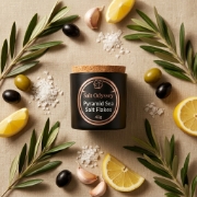 Salt Odyssey Pyramid Sea Salt Flakes 40g - Finishing Salt with Delicate Crunch | Greek Mediterranean Sea Salt in Glass Jar wi...