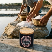 Salt Odyssey Pyramid Sea Salt Flakes 40g - Finishing Salt with Delicate Crunch | Greek Mediterranean Sea Salt in Glass Jar wi...