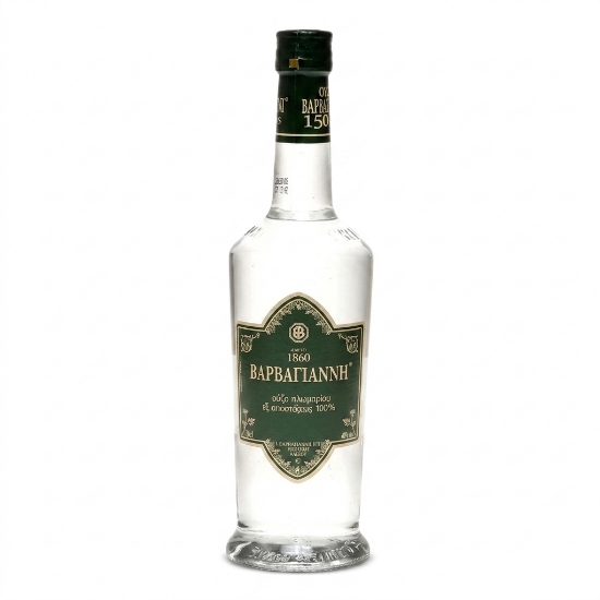 Varvayanni Ouzo Green 70cl - Soft Taste Greek Spirit 42% ABV | Plomari Lesvos Water, Anise Aperitif, Traditional Distillation...