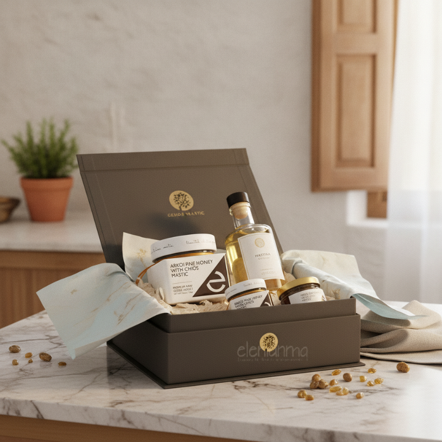 Le Mastic de Chios: L'Art du Gifting d'Exception et le Luxe de l'Unboxing Corporatif