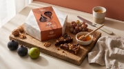 Lazaris Fig Pie Chocolate-Brandy – Corfiot Fig Dessert, 200g on a clean ecommerce background